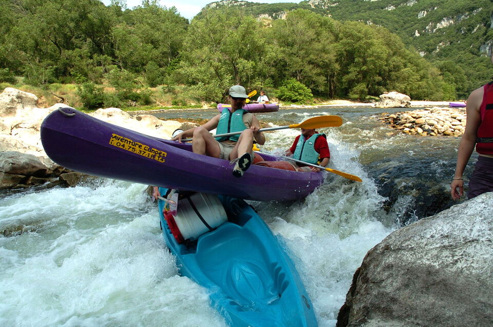 Sécurité en canoë sur l'Ardèche