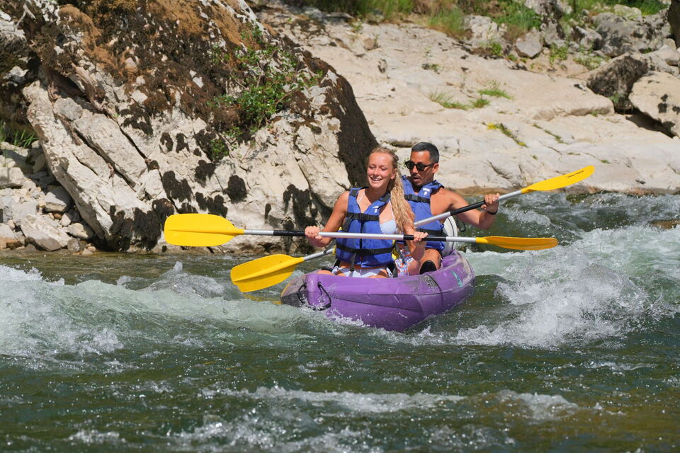 Descente de l'Ardèche en couple