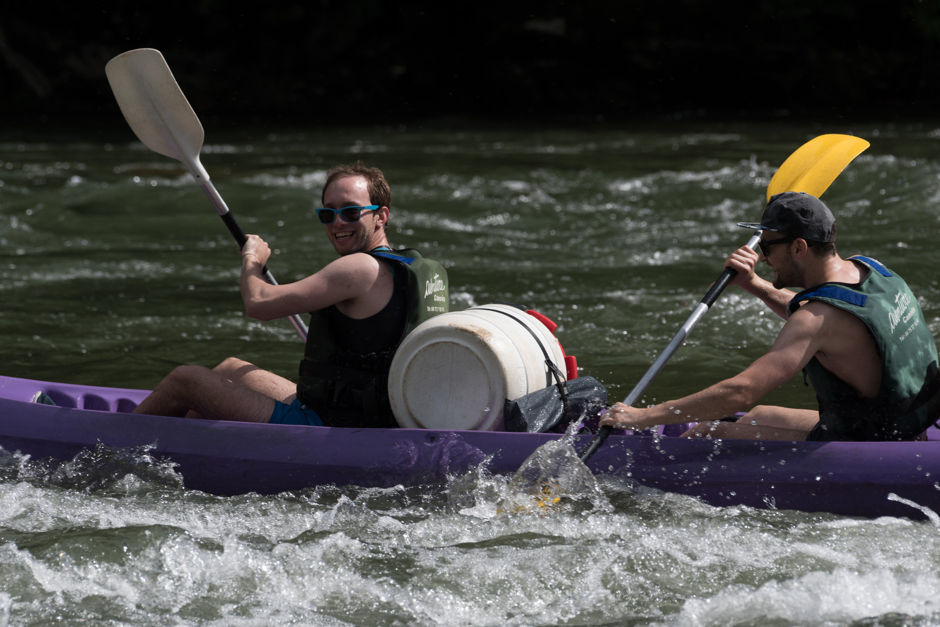 Parcours de canoë sur une journée complète